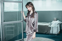 Load image into Gallery viewer, Woman and Man Autumn Winter Pajamas Set Sleepwear for Couple