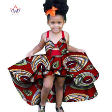 Load image into Gallery viewer, Africa Children Clothing Dashiki ruffle Cute Girls Dresses