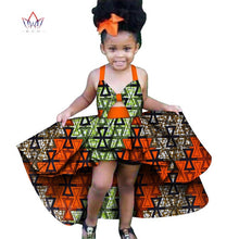Load image into Gallery viewer, Africa Children Clothing Dashiki ruffle Cute Girls Dresses