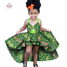 Load image into Gallery viewer, Africa Children Clothing Dashiki ruffle Cute Girls Dresses