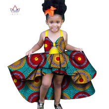 Load image into Gallery viewer, Africa Children Clothing Dashiki ruffle Cute Girls Dresses