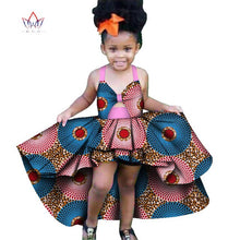 Load image into Gallery viewer, Africa Children Clothing Dashiki ruffle Cute Girls Dresses