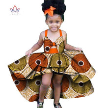 Load image into Gallery viewer, Africa Children Clothing Dashiki ruffle Cute Girls Dresses