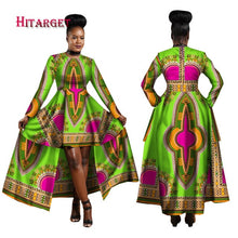 Load image into Gallery viewer, African Dresses Dashiki Cotton Wax Print Batik Sexy Long Dress