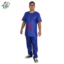 Load image into Gallery viewer, Couple clothes African dresses for men and women dashiki clothing tops set pant beautiful suits