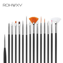 Load image into Gallery viewer, Nail Brush For Manicure Gel Brush For Nail Art 15Pcs/Set Brush For Gradient For Gel Nail Polish