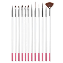 Load image into Gallery viewer, Nail Brush For Manicure Gel Brush For Nail Art 15Pcs/Set Brush For Gradient For Gel Nail Polish
