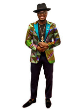 Load image into Gallery viewer, African Clothing Dashiki Riche Direct Selling Hot Sale Cotton Men 2019 Men's Multi-color Optional coat