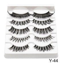 Load image into Gallery viewer, SEXY SHEEP 5Pairs 3D Mink Hair False Eyelashes Natural/Thick Long Eye Lashes