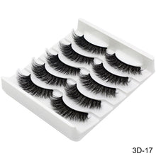 Load image into Gallery viewer, SEXY SHEEP 5Pairs 3D Mink Hair False Eyelashes Natural/Thick Long Eye Lashes