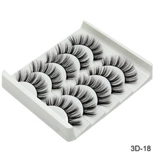 Load image into Gallery viewer, SEXY SHEEP 5Pairs 3D Mink Hair False Eyelashes Natural/Thick Long Eye Lashes