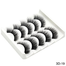 Load image into Gallery viewer, SEXY SHEEP 5Pairs 3D Mink Hair False Eyelashes Natural/Thick Long Eye Lashes