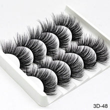 Load image into Gallery viewer, SEXY SHEEP 5Pairs 3D Mink Hair False Eyelashes Natural/Thick Long Eye Lashes