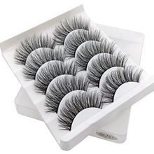 Load image into Gallery viewer, SEXY SHEEP 5Pairs 3D Mink Hair False Eyelashes Natural/Thick Long Eye Lashes