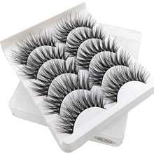 Load image into Gallery viewer, SEXY SHEEP 5Pairs 3D Mink Hair False Eyelashes Natural/Thick Long Eye Lashes