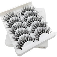 Load image into Gallery viewer, SEXY SHEEP 5Pairs 3D Mink Hair False Eyelashes Natural/Thick Long Eye Lashes