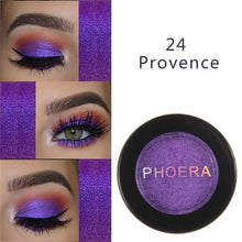 Load image into Gallery viewer, PHOERA 24 Colors Waterproof Eye Shadow Cream Pigmented Diamond Glitter Matte Shimmer Powder Cosmetic Kit Eye Makeup TSLM2