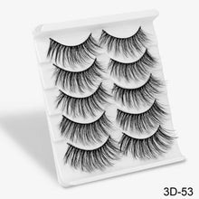 Load image into Gallery viewer, SEXY SHEEP 5Pairs 3D Mink Hair False Eyelashes Natural/Thick Long Eye Lashes